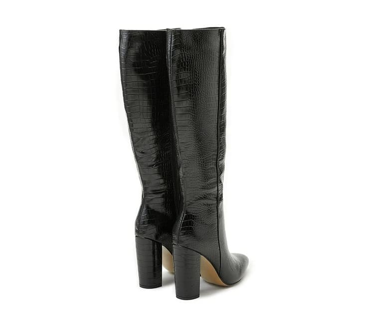 Bota Feminina Cano Longo Preta - Sondrio-Vittore Modas