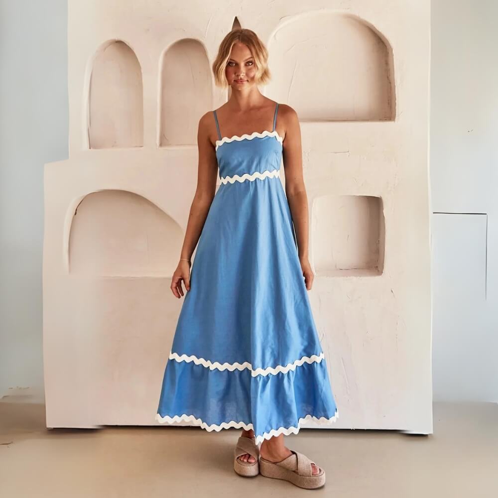 Vestido Midi Lila-Vittore Modas