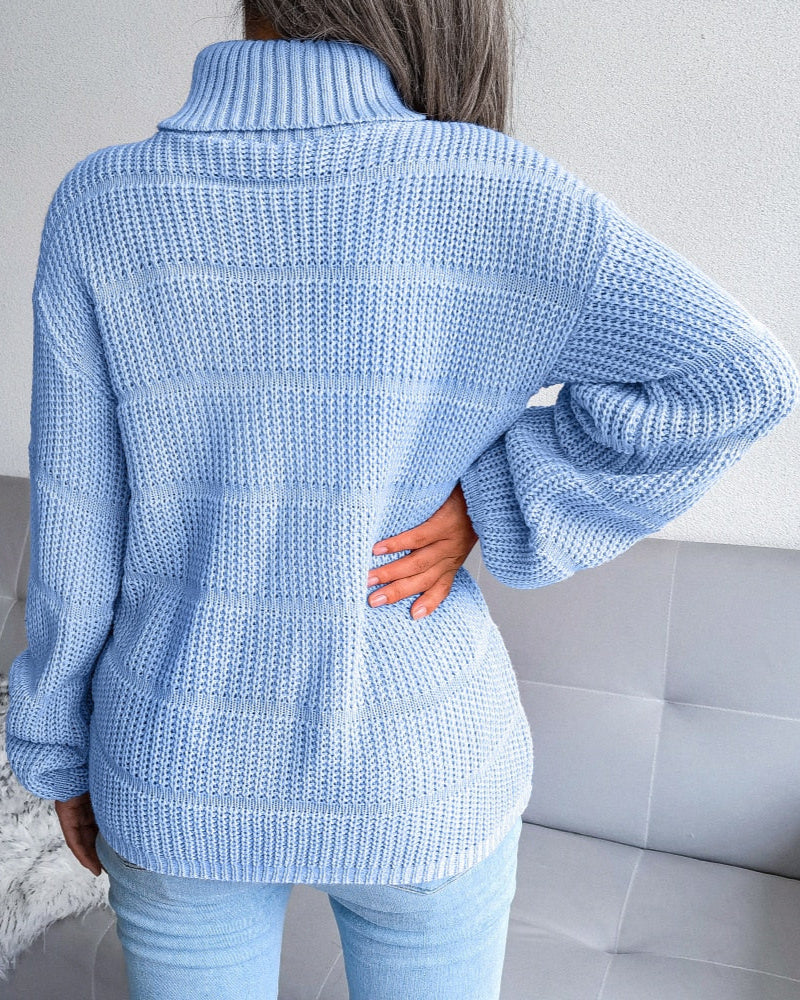 Suéter de Tricot Gola Alta Clementine-Vittore Modas