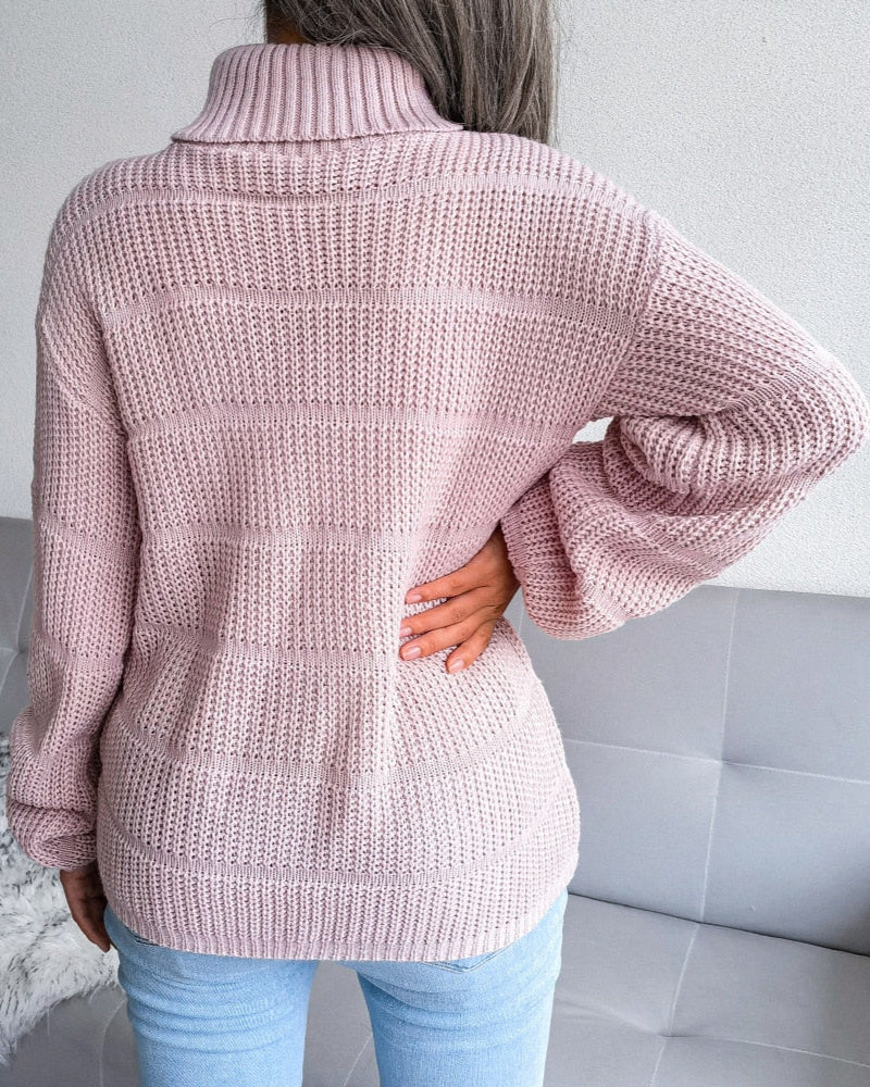 Suéter de Tricot Gola Alta Clementine-Vittore Modas