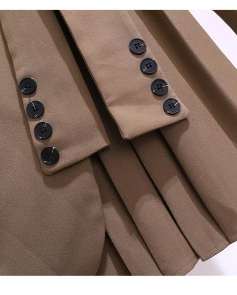 Blazer Longo Casual AnnaBely-Vittore Modas