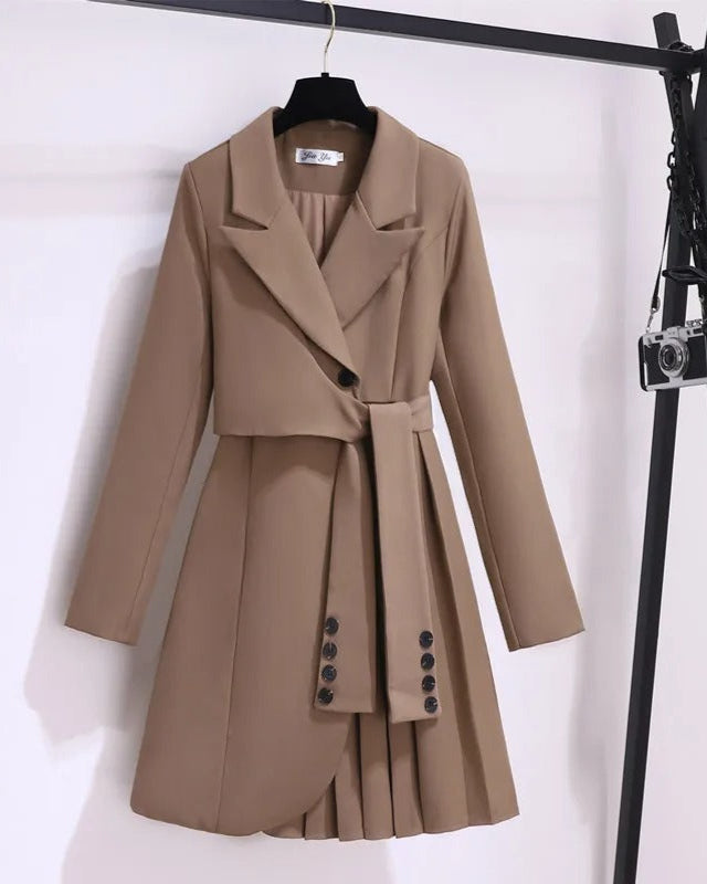 Blazer Longo Casual AnnaBely-Vittore Modas