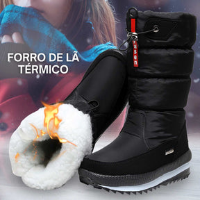 Bota Feminina de Inverno Impermeável Peluciada - Vittore Yvette-Vittore Modas