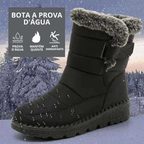 Bota Feminina de Inverno Peluciada Impermeável - Vittore Tifany-Vittore Modas