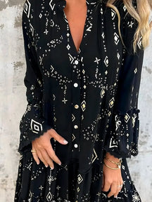 Vestido Rihana - Manga de Renda - Leve e Solto (Queridinha do Verão Europeu)-Vittore Modas