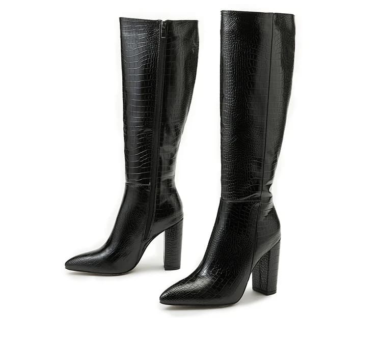 Bota Feminina Cano Longo Preta - Sondrio-Vittore Modas