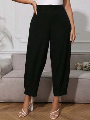 Calça Jogger Plus Size Cintura Alta Feminina