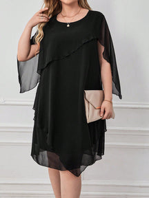 Vestido de Festa Plus Size Curto-Vittore Modas
