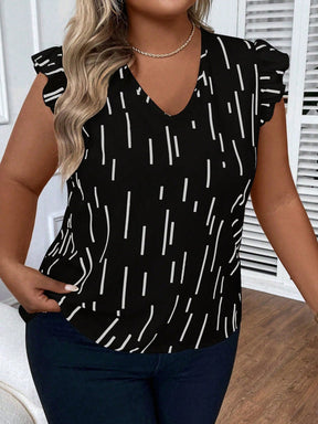 Blusa Plus Size Feminina Listrada