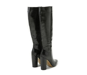 Bota Feminina Cano Longo Preta - Sondrio-Vittore Modas
