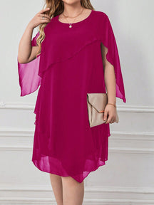 Vestido de Festa Plus Size Curto-Vittore Modas