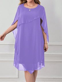 Vestido de Festa Plus Size Curto-Vittore Modas