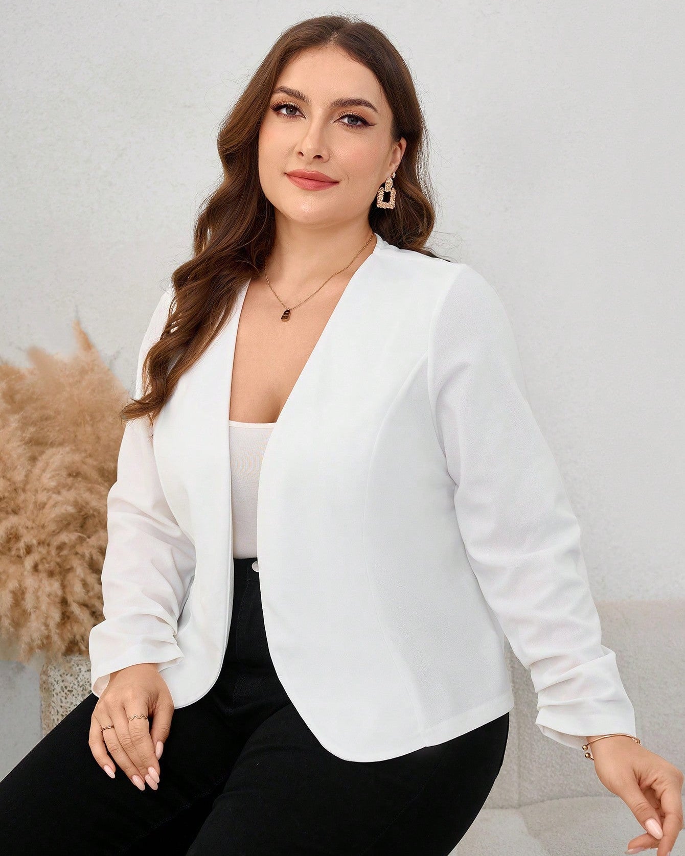 Casaco Feminino Plus Size Casual-Vittore Modas