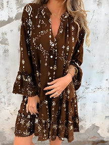 Vestido Rihana - Manga de Renda - Leve e Solto (Queridinha do Verão Europeu)-Vittore Modas