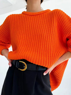 Suéter Feminino de Tricot Oversized Sofia