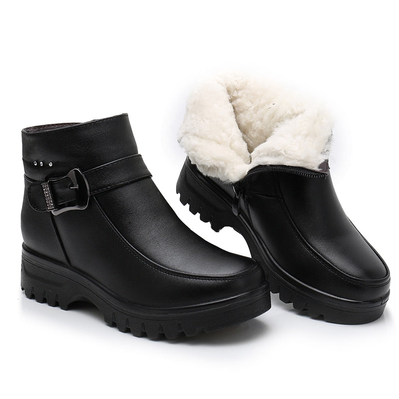 Bota Feminina Couro de Inverno - Vittore Paris-Vittore Modas