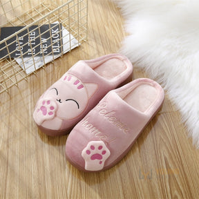 Pantufa Feminina Fechada de Gatinho-Vittore Modas