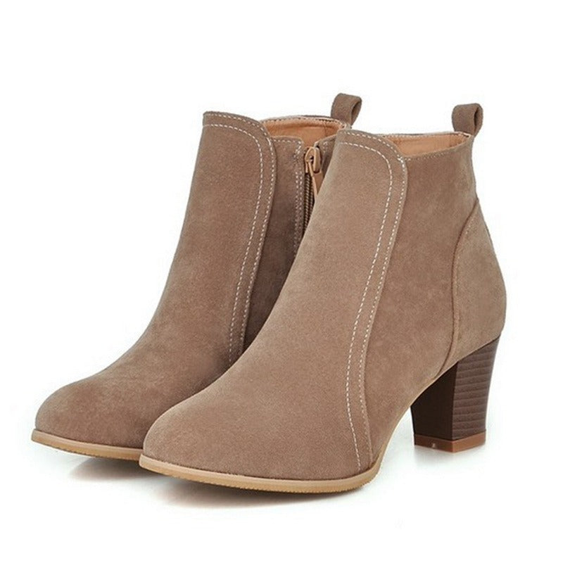 Bota Feminina de Inverno Camurça Vittore Beatrice-Vittore Modas