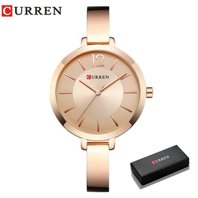 Relogio Feminino Curren Gold Style Original-Vittore Modas