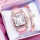 Relógio Feminino Quartz Luxury Diamond-Vittore Modas