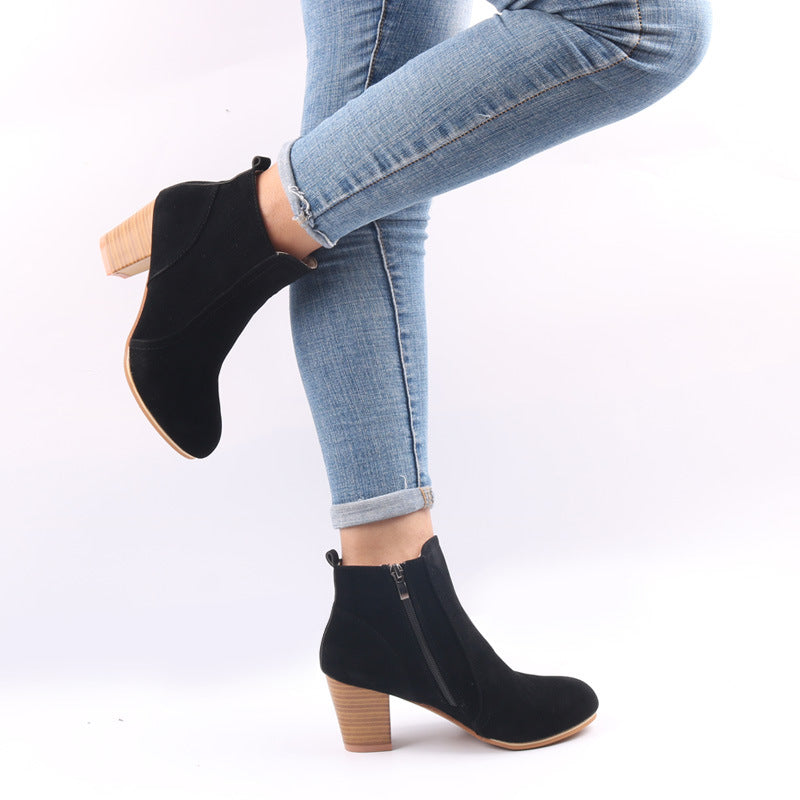 Bota Feminina de Inverno Camurça Vittore Beatrice-Vittore Modas