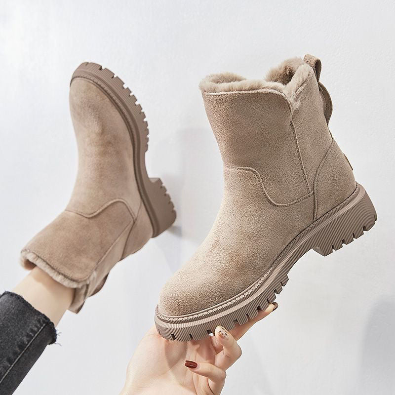 Bota Feminina de Inverno Aveludada Vittore Thalia-Vittore Modas