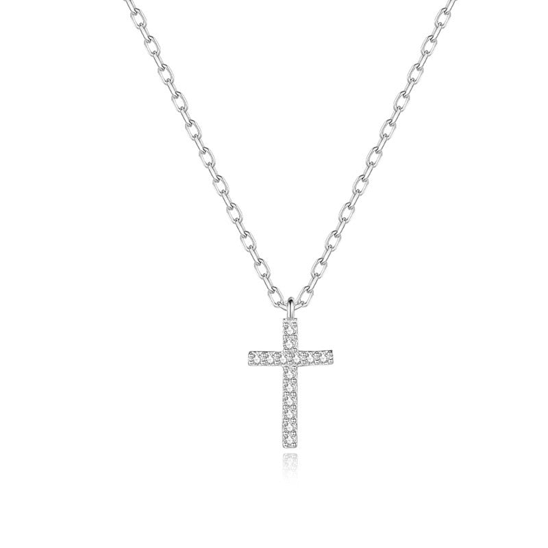 Colar Feminino Prata 925 Holy Cross-Vittore Modas