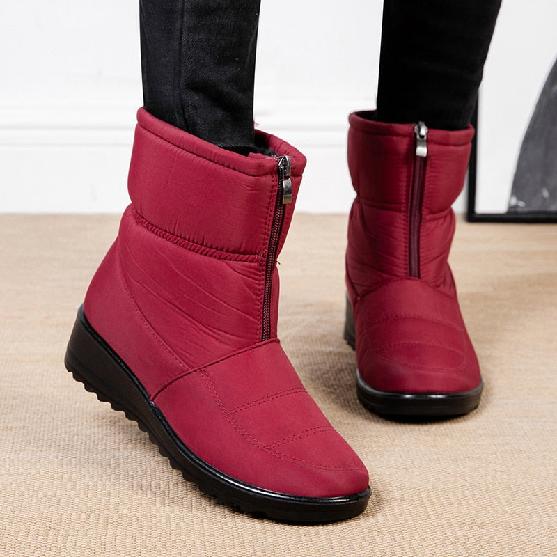 Bota Feminina de Inverno Peluciada Impermeável - Vittore Helena-Vittore Modas