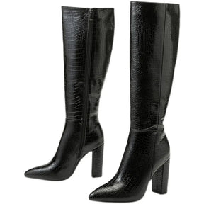 Bota Feminina Cano Longo Preta - Sondrio-Vittore Modas