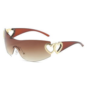 Óculos de Sol Feminino Heart 18K Original-Vittore Modas