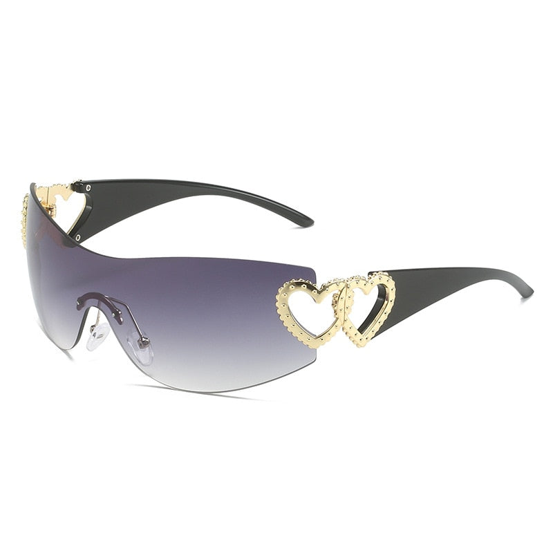 Óculos de Sol Feminino Heart 18K Original-Vittore Modas