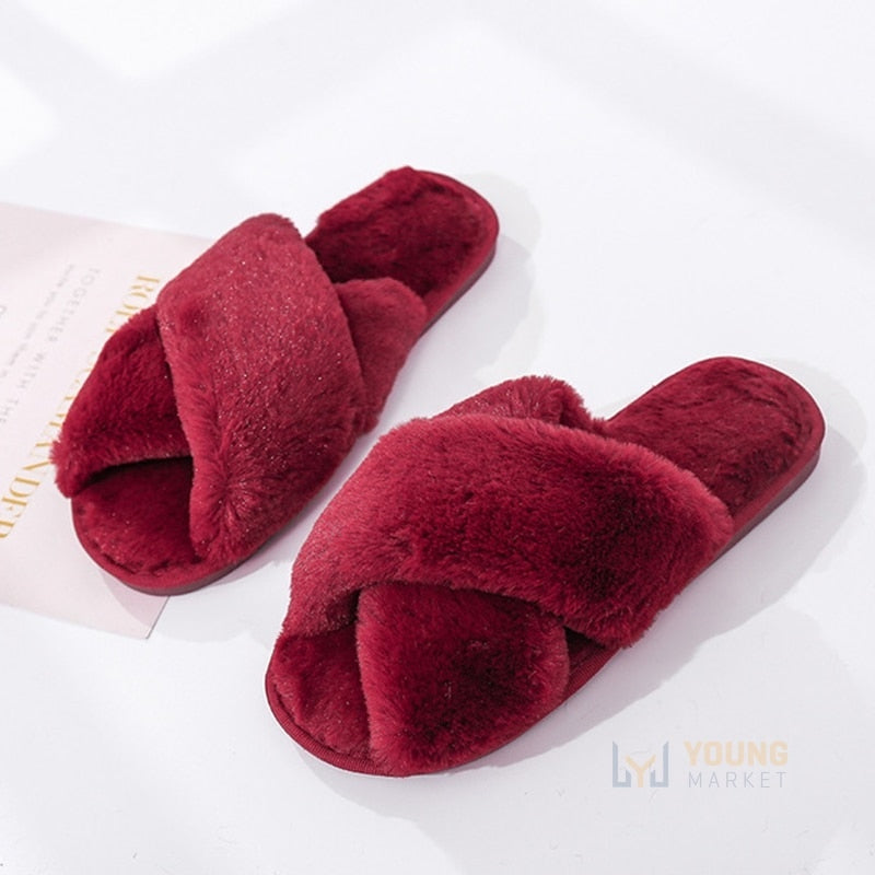 Pantufa Feminina de Luxo-Vittore Modas