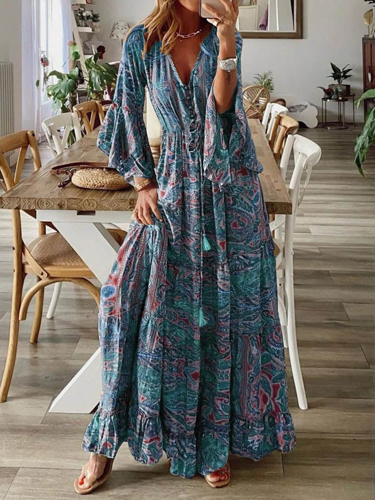 Vestido Longo Regina Floral