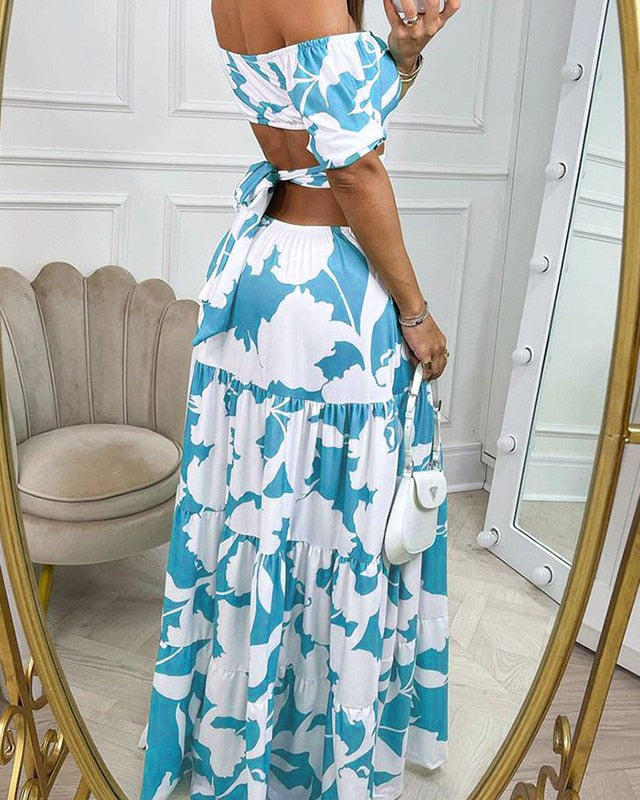 Vestido Longo Summer-Vittore Modas
