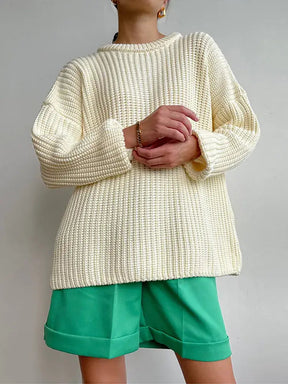 Suéter Feminino de Tricot Oversized Sofia