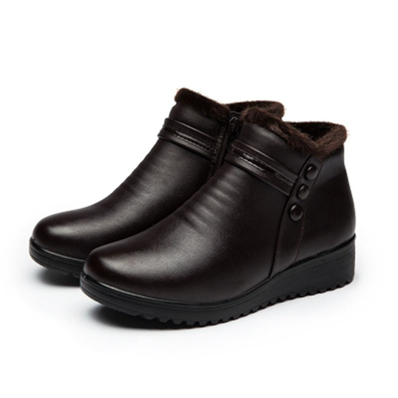 Bota Feminina Couro de Inverno Vittore Helena-Vittore Modas