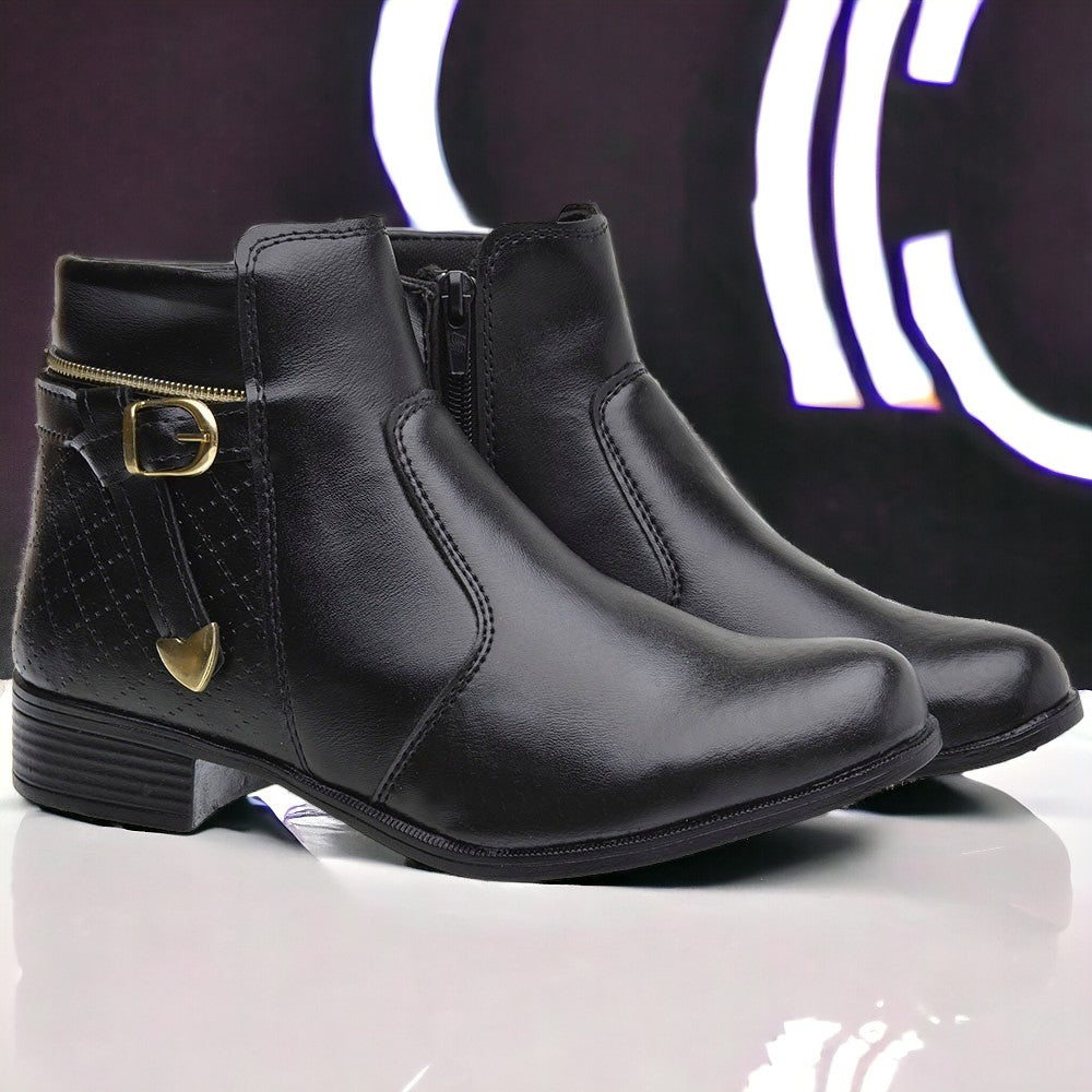 Bota Casual Leonora - Couro Ecológico