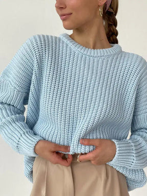 Suéter Feminino de Tricot Oversized Sofia