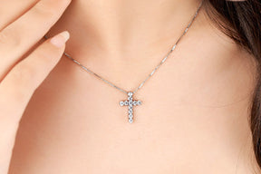 Colar Feminino Prata 925 Holy Cross-Vittore Modas