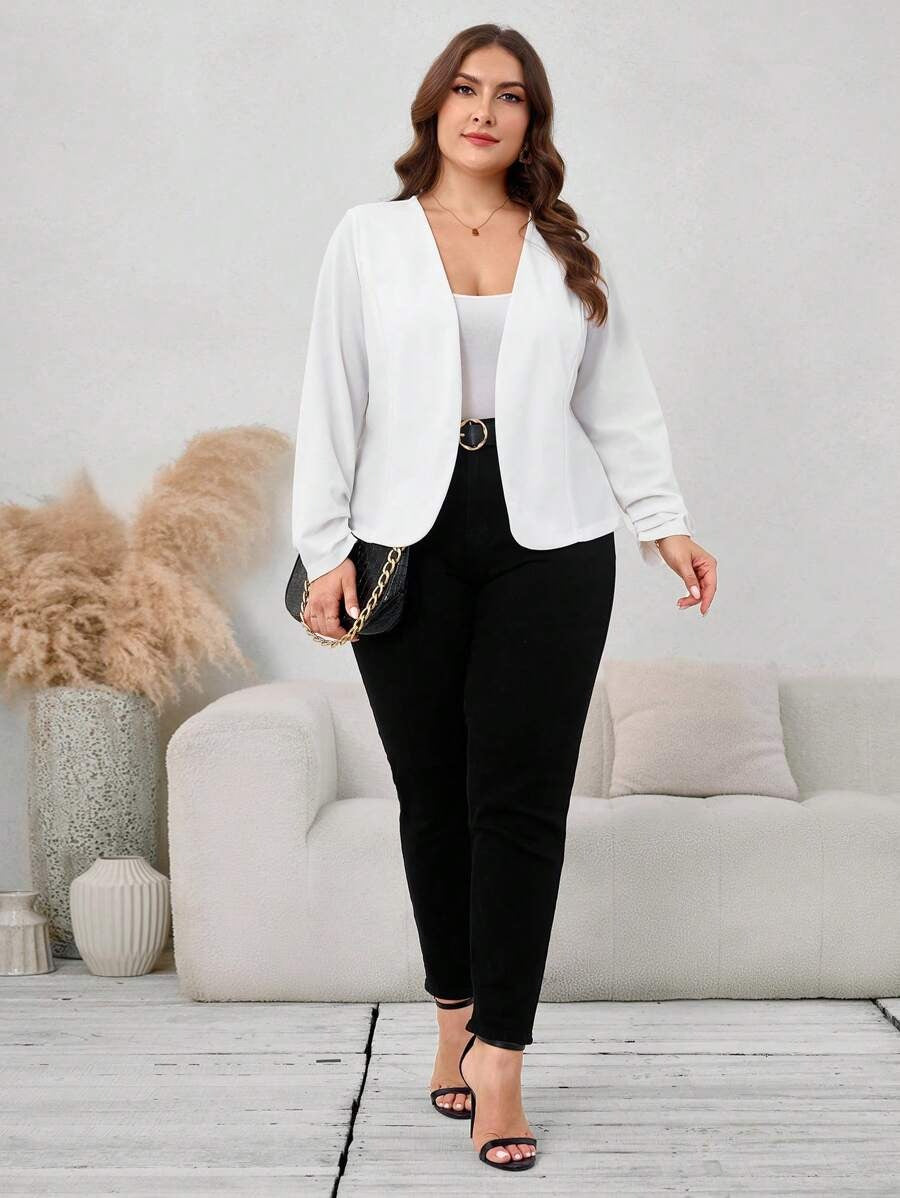 Casaco Feminino Plus Size Vittore com Estilo Casual e Ajuste Confortável