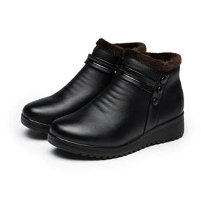 Bota Feminina Couro de Inverno Vittore Helena-Vittore Modas