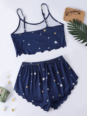 Pijama Curto Estrelas