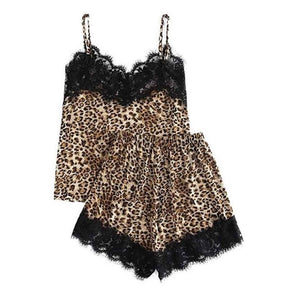 Pijama Curto Leopardo