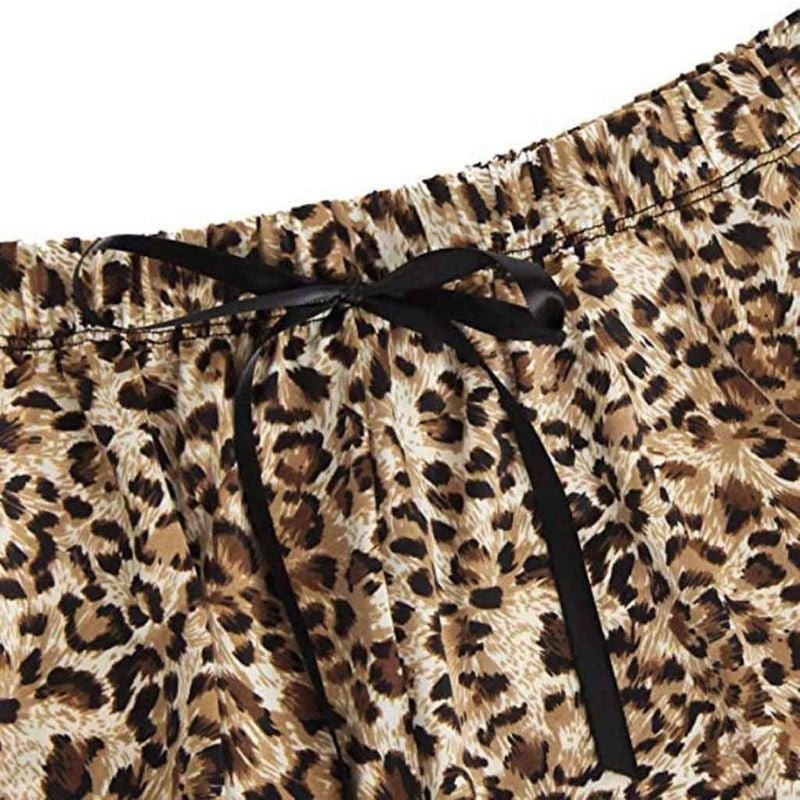 Pijama Curto Leopardo