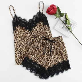 Pijama Curto Leopardo