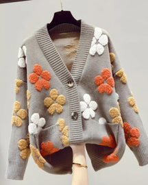 Cardigan Flower-Vittore Modas