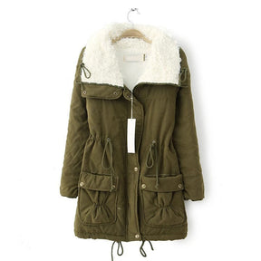 Parka Peluciada Feminina