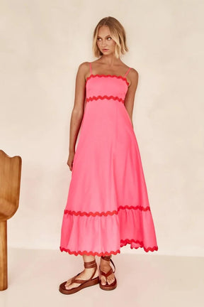 Vestido Midi Lila-Vittore Modas