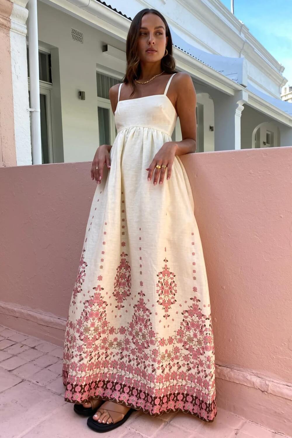 Vestido Longo em Linho Antonella