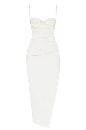 Vestido Midi Jade Branco